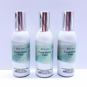 Bath & Body Works CLEAN HOUSE VIBES Concentrated Room Spray, 1.5  oz (3 Pcs)